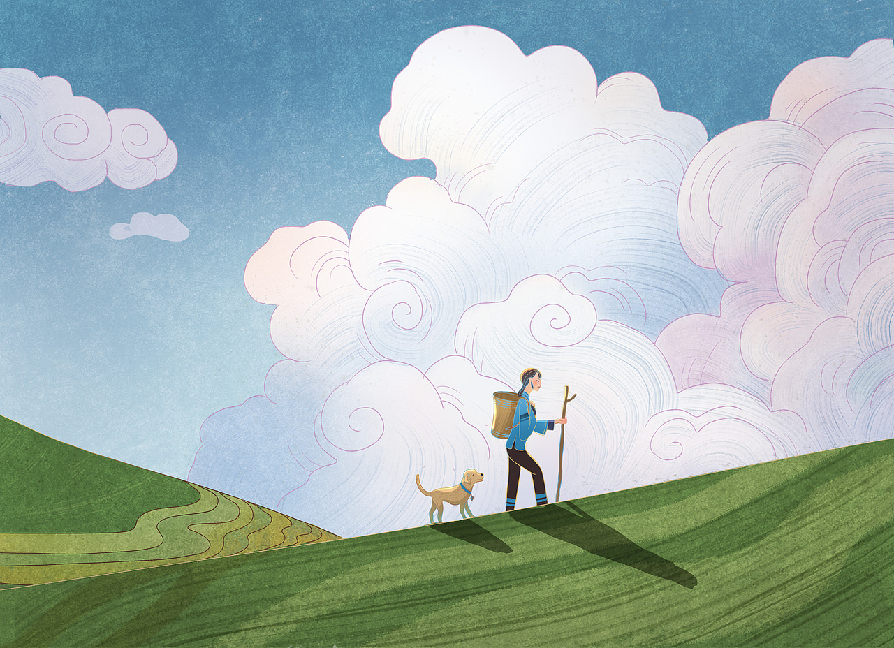 女 书 传 说 / 25P（图ZMjU4ODgzNzQw） - 绘本 - 站酷设计师桂定GD原创素材 - 站酷ZCOOL