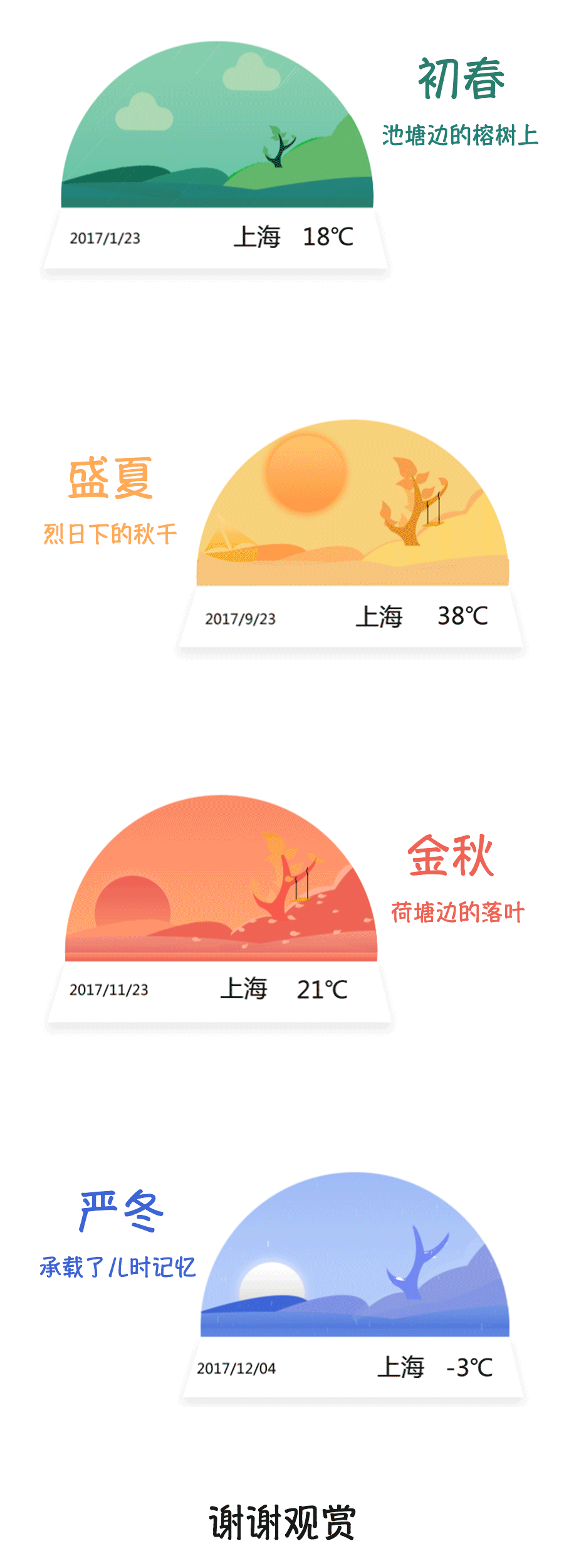 原创天气 动效