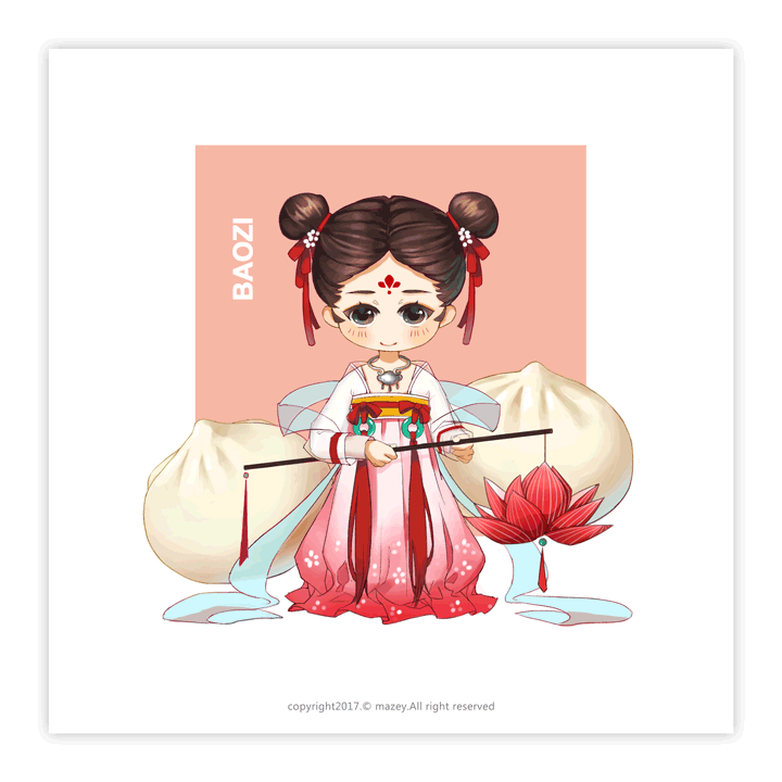 日系Q版（图ZMTA5MDUxNDgw） - 艺术插画 - 站酷设计师麦籽MAZEY原创素材 - 站酷ZCOOL