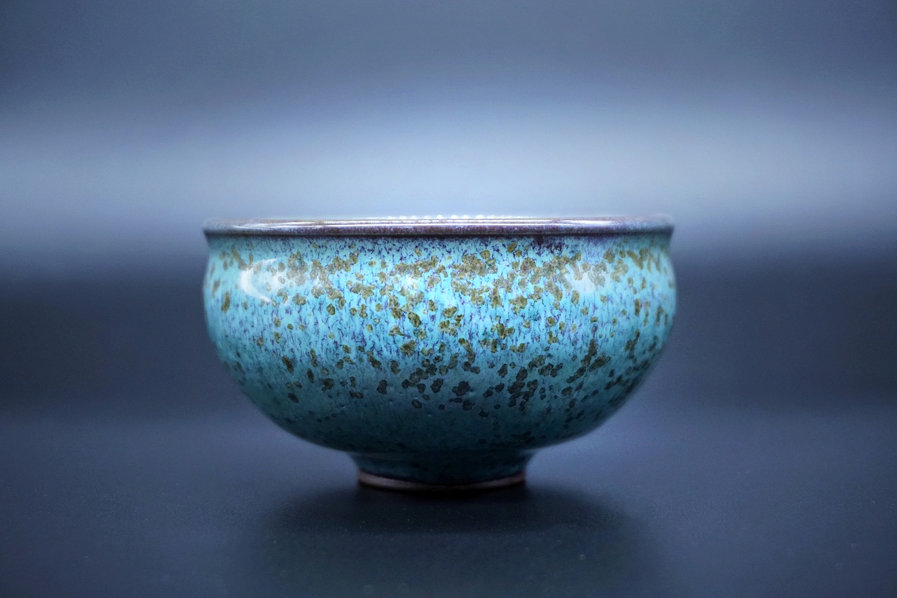 最新作品丨葛鹏涛手工拉坯钧瓷主人杯