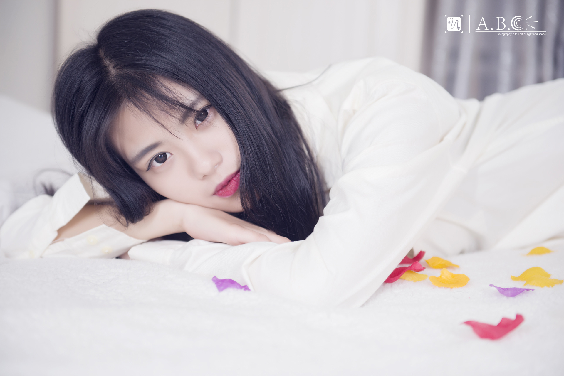 模特约拍之轻私房白衬衫篇