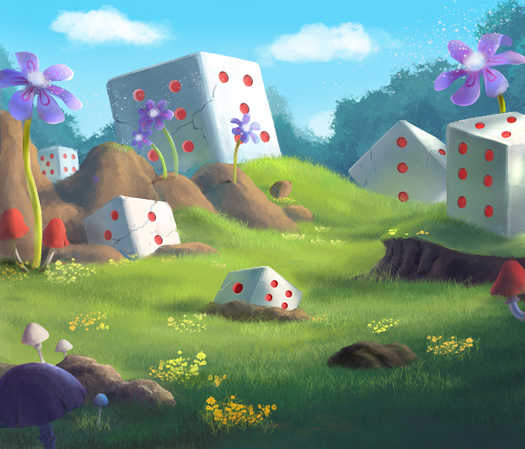 爱丽丝梦游仙境 q版游戏场景