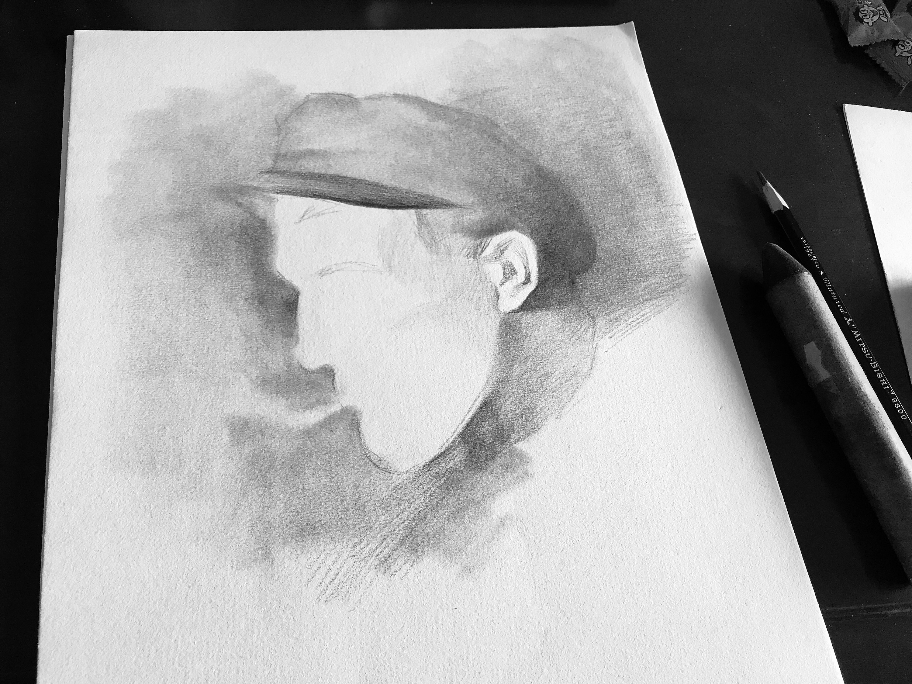 好久不画纸上素描