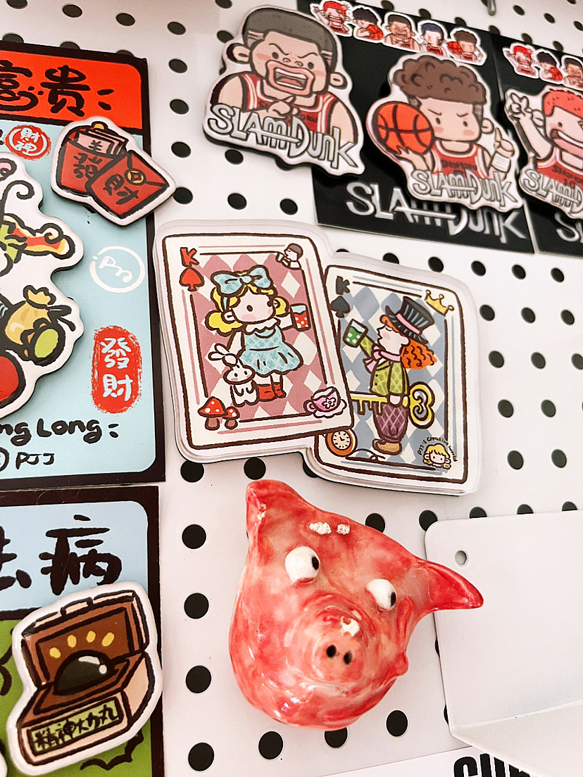 哦莫!收到了喜茶寄来的和喜茶联名的冰箱贴