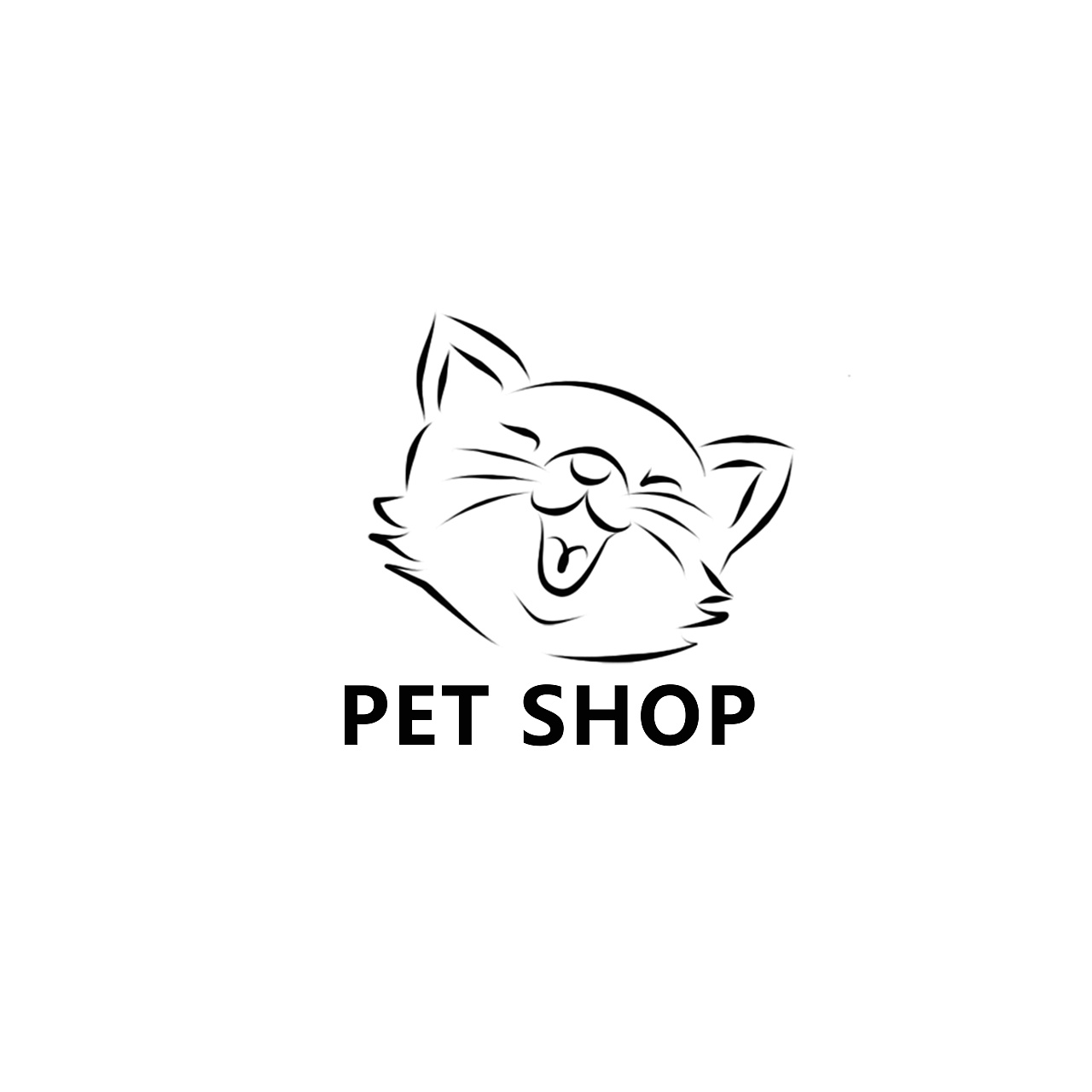 宠物店店招logo设计|平面|标志|待落沙 - 原创作品 - 站酷 (ZCOOL)