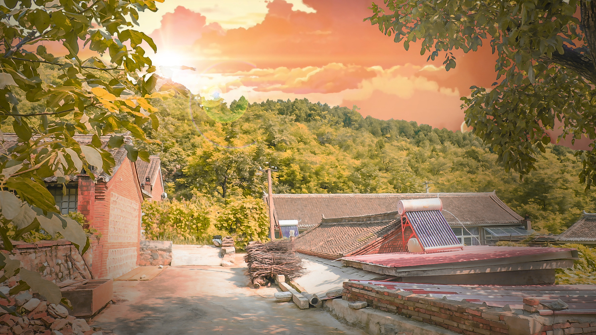 新海诚动漫风海报