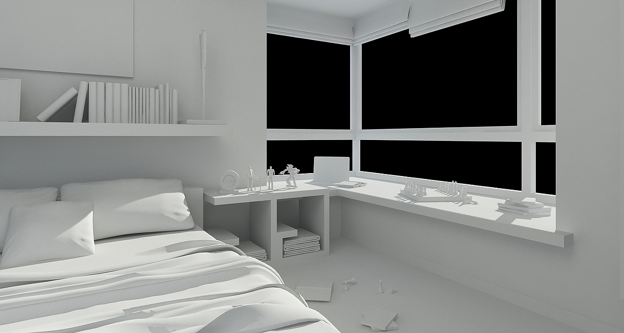 卧室（图ZMjYyMTczODQ=） - 家装设计 - 站酷设计师WwxxB原创素材 - 站酷ZCOOL