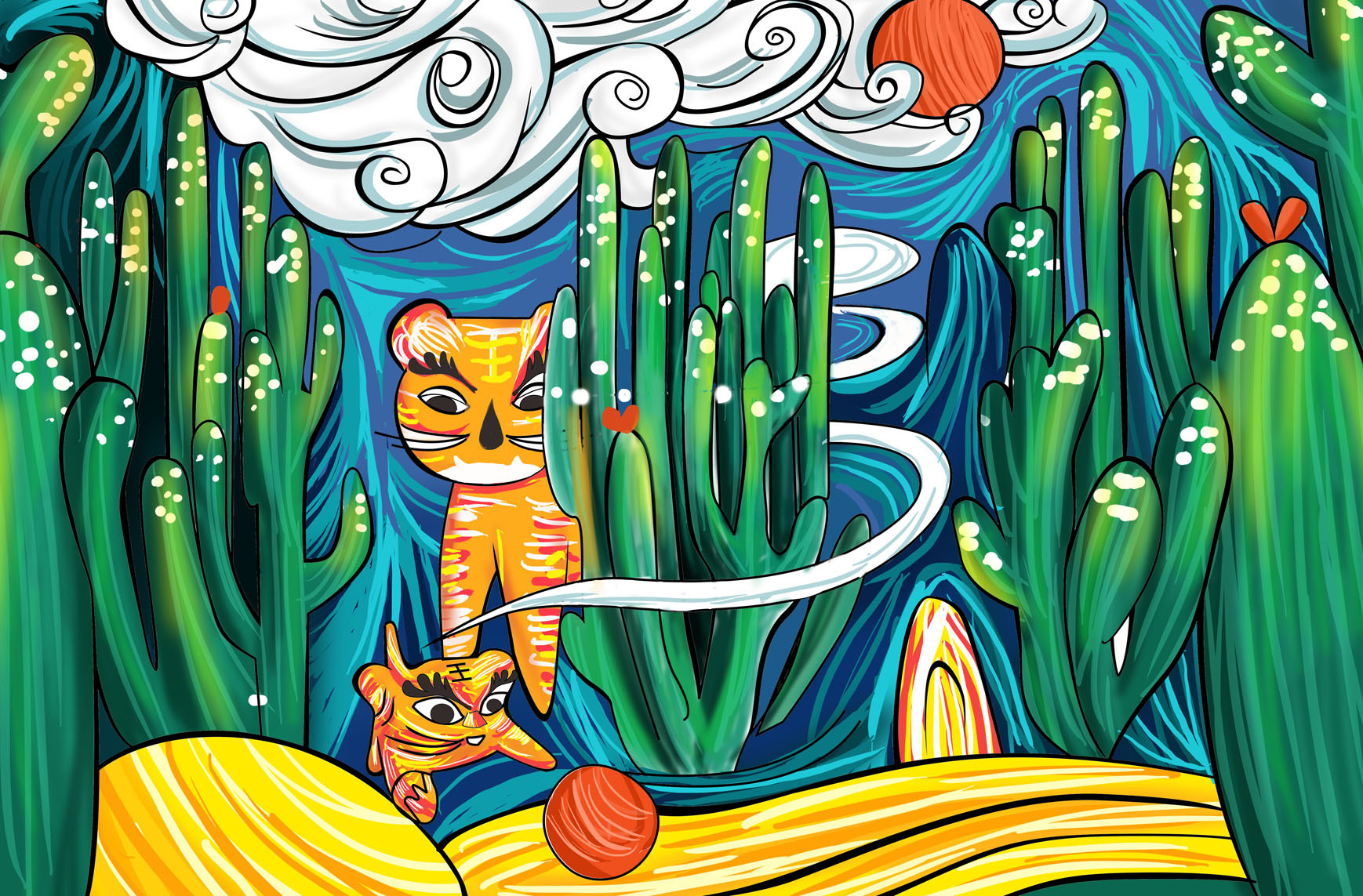 最近的色彩~|插画|商业插画|群子嘚猫 - 原创作品 - 站酷 (zcool)