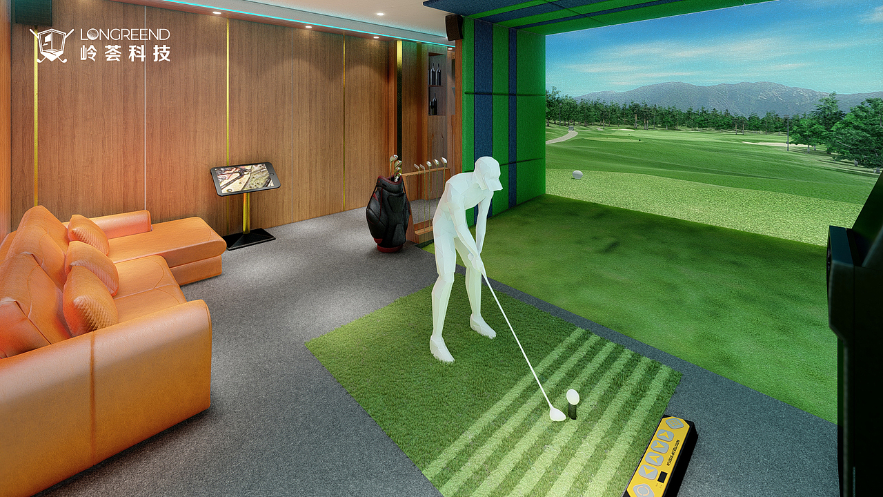 广州市从化区逸泉山庄室内高尔夫模拟器项目工程