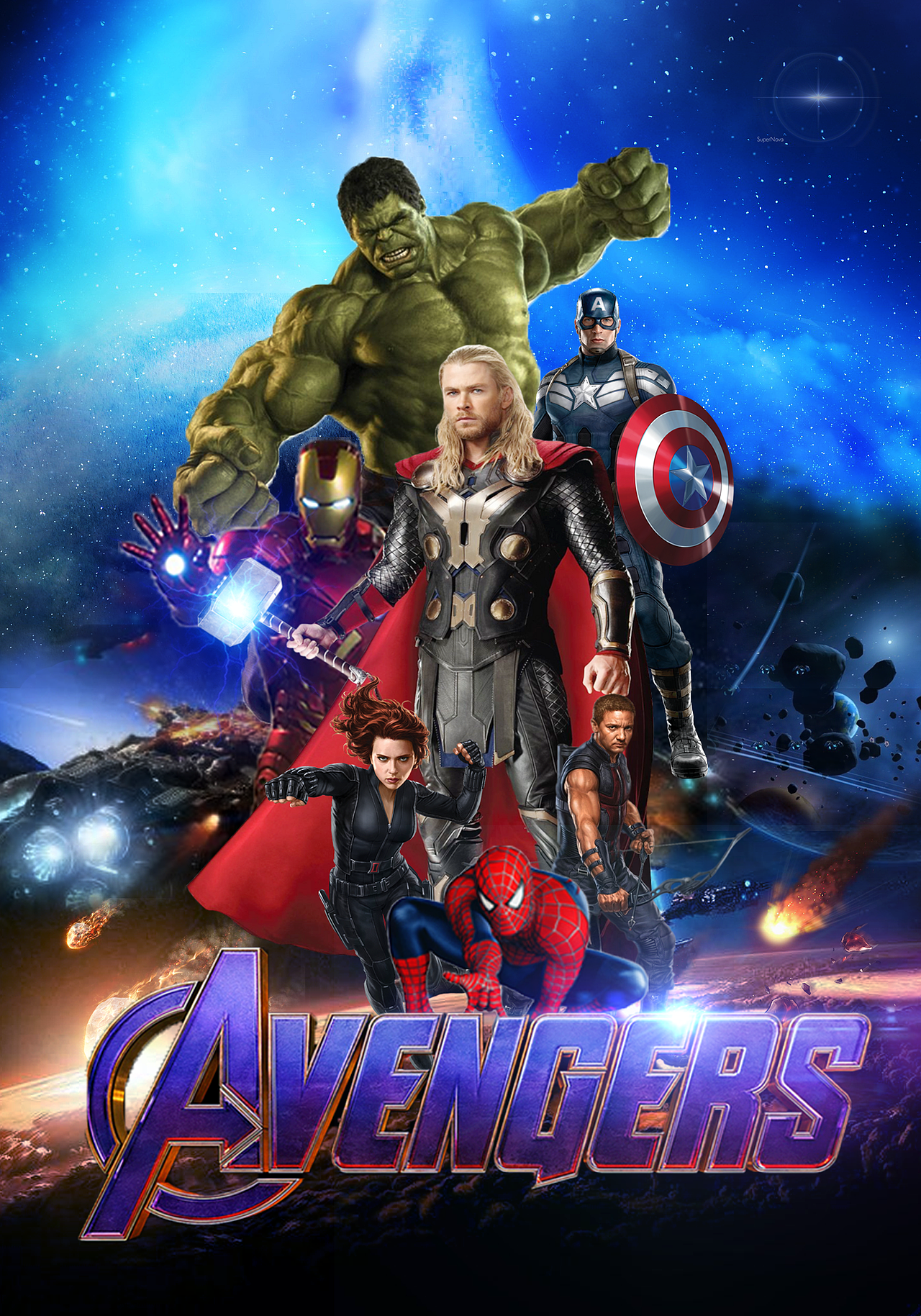 复仇者联盟|平面|海报|dow怪咖_临摹作品-站酷zcool