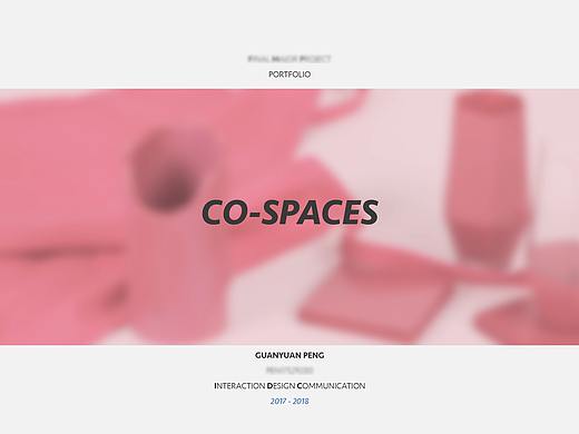 CO-SPACES｜概念设计｜学校作品｜UAL