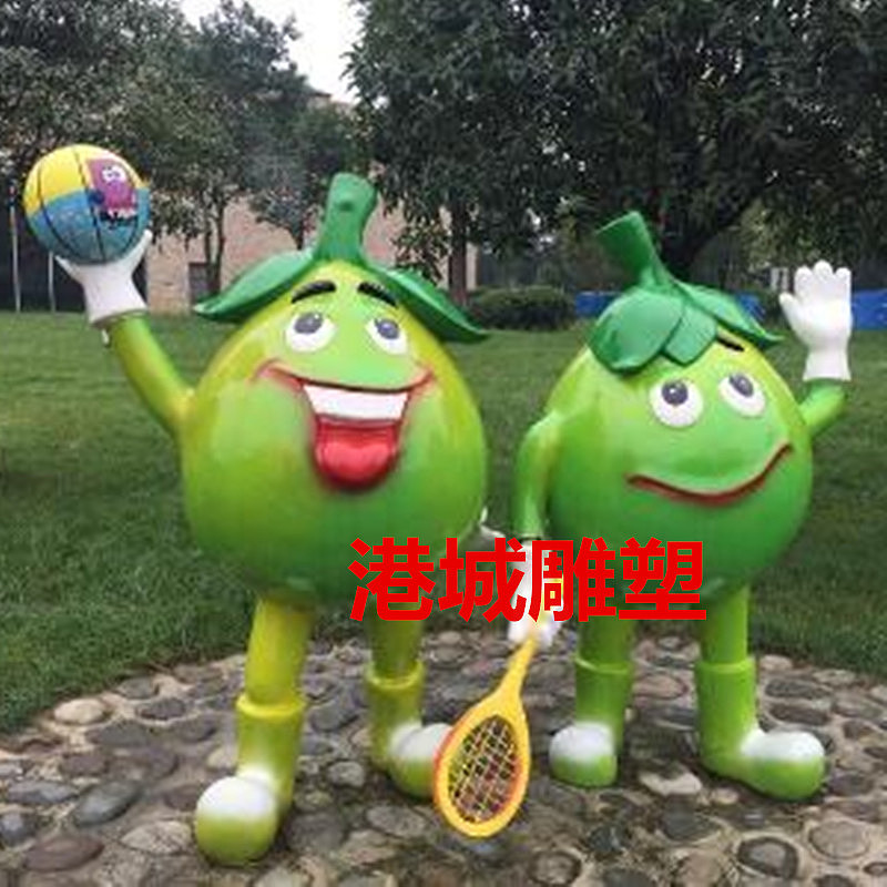 沙田柚主题吉祥物卡通柚子公仔娃娃雕塑成种植地区主流（图ZMjc2NjcyMjYw） - 雕塑 - 站酷设计师港城雕塑厂家原创素材 - 站酷ZCOOL