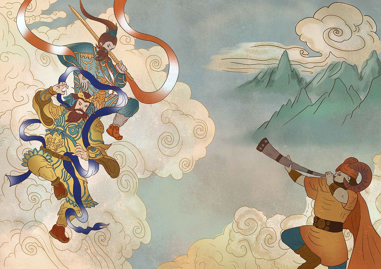 《逐鹿之战》古风插画习作