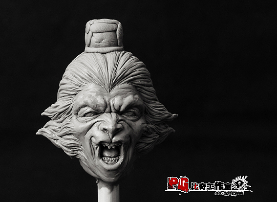 我的作品 猴头  头雕半成品 你会喜欢吗 