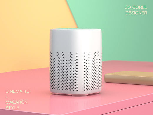 C4D马卡龙风格场景渲染