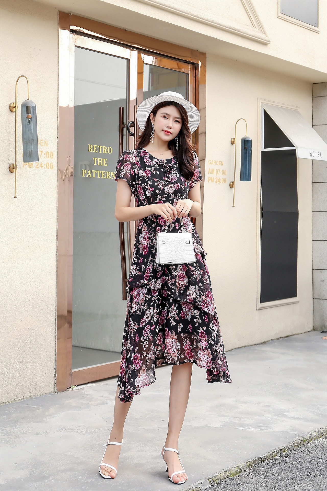 网红店主风拍摄淘宝模特女装秋冬装网拍产品摄影服务