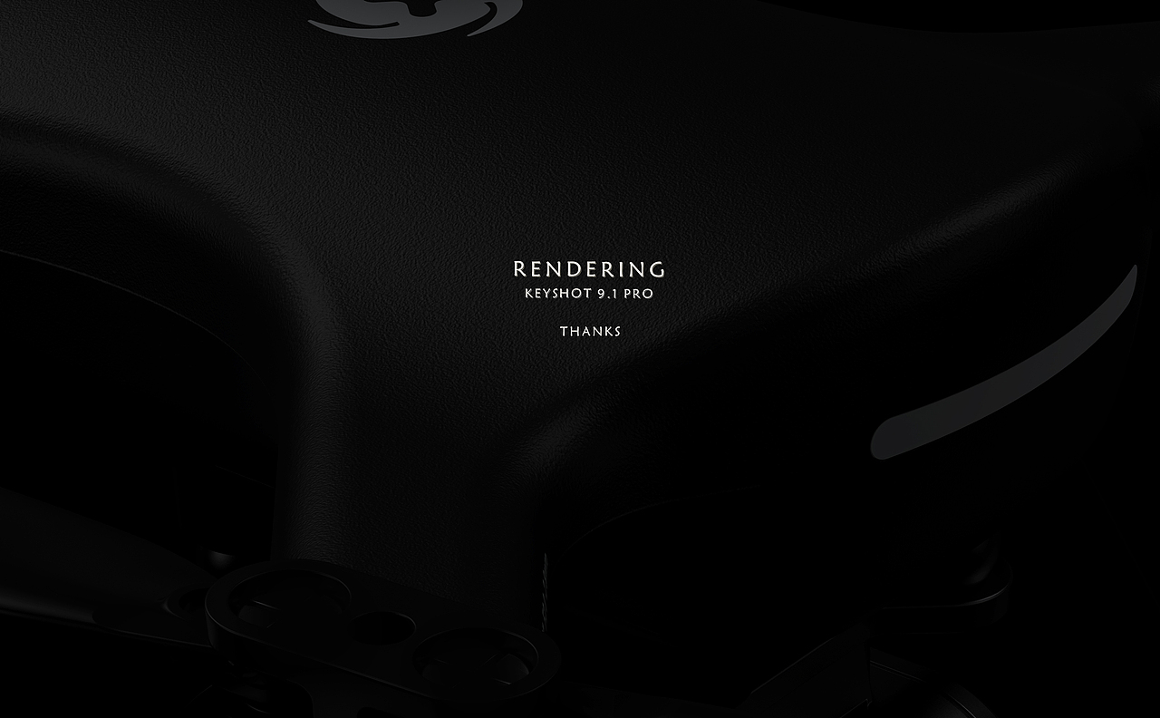 产品渲染-无人机