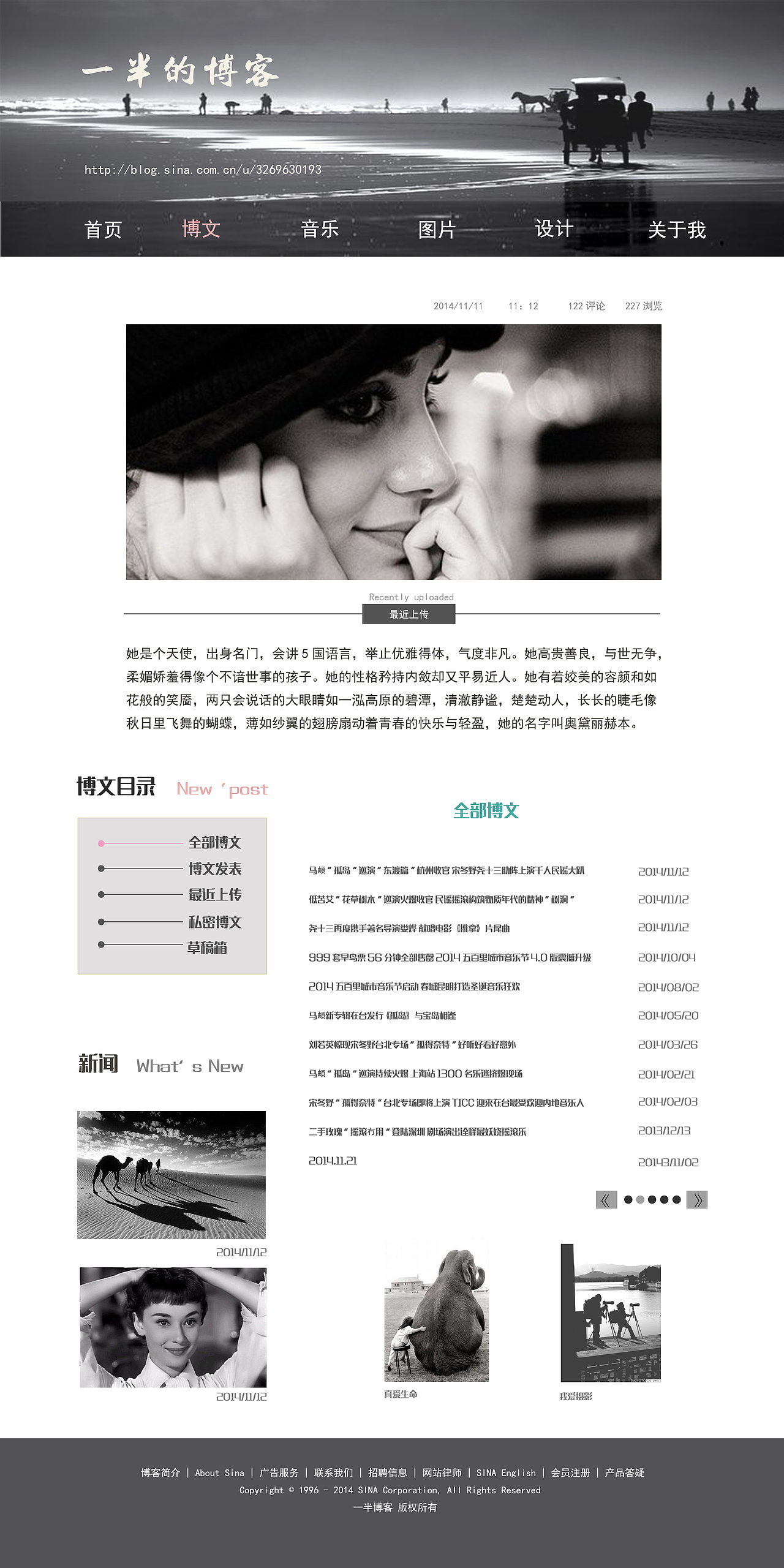 网页设计期末作业（图ZMzA2MzM0OTI=） - 个人网站 - 站酷设计师蓝青一原创素材 - 站酷ZCOOL