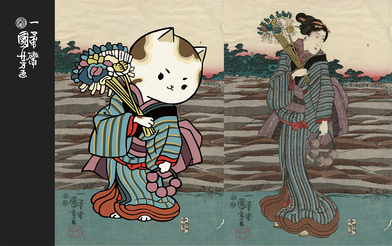 IP设计 | 《国芳の猫》系列设计（图ZMjU5NzA3NzQ4） - IP形象 - 站酷设计师吃猫猫不吐猫猫皮原创素材 - 站酷ZCOOL