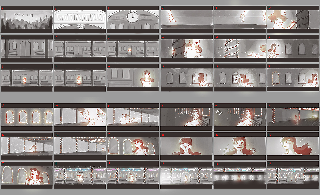 FLICKER丨原创动画小短片（图ZMjc3MzAzMzA0） - 动画片 - 站酷设计师Letitiarts原创素材 - 站酷ZCOOL