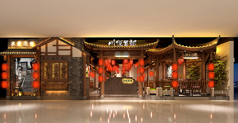 济南做巴蜀风味国潮川菜馆餐饮设计装修找哪家