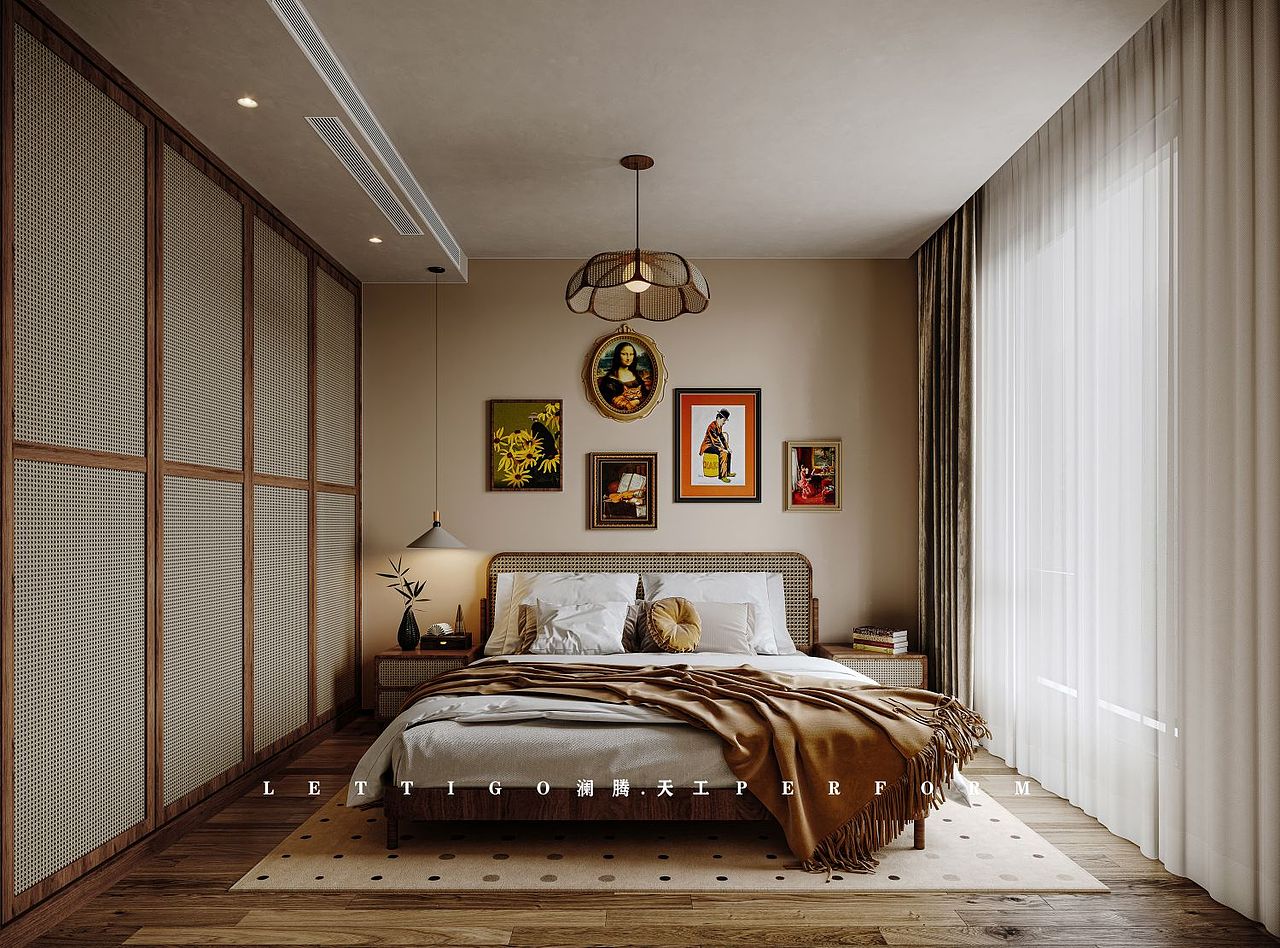 复古焦糖棕，流金岁月的基调，旧时光的悠然（图ZMzM2NTUyOTIw） - 家装设计 - 站酷设计师DesignerZtt186原创素材 - 站酷ZCOOL