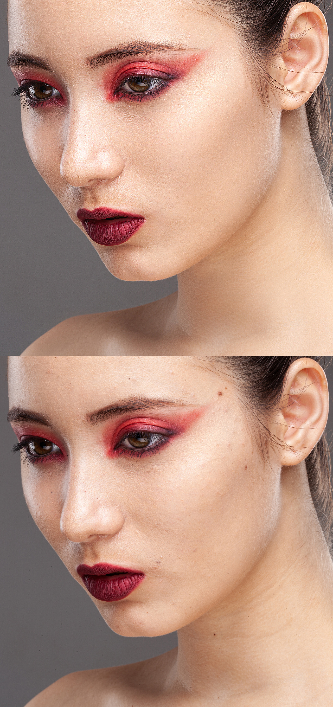 影楼高低频修图