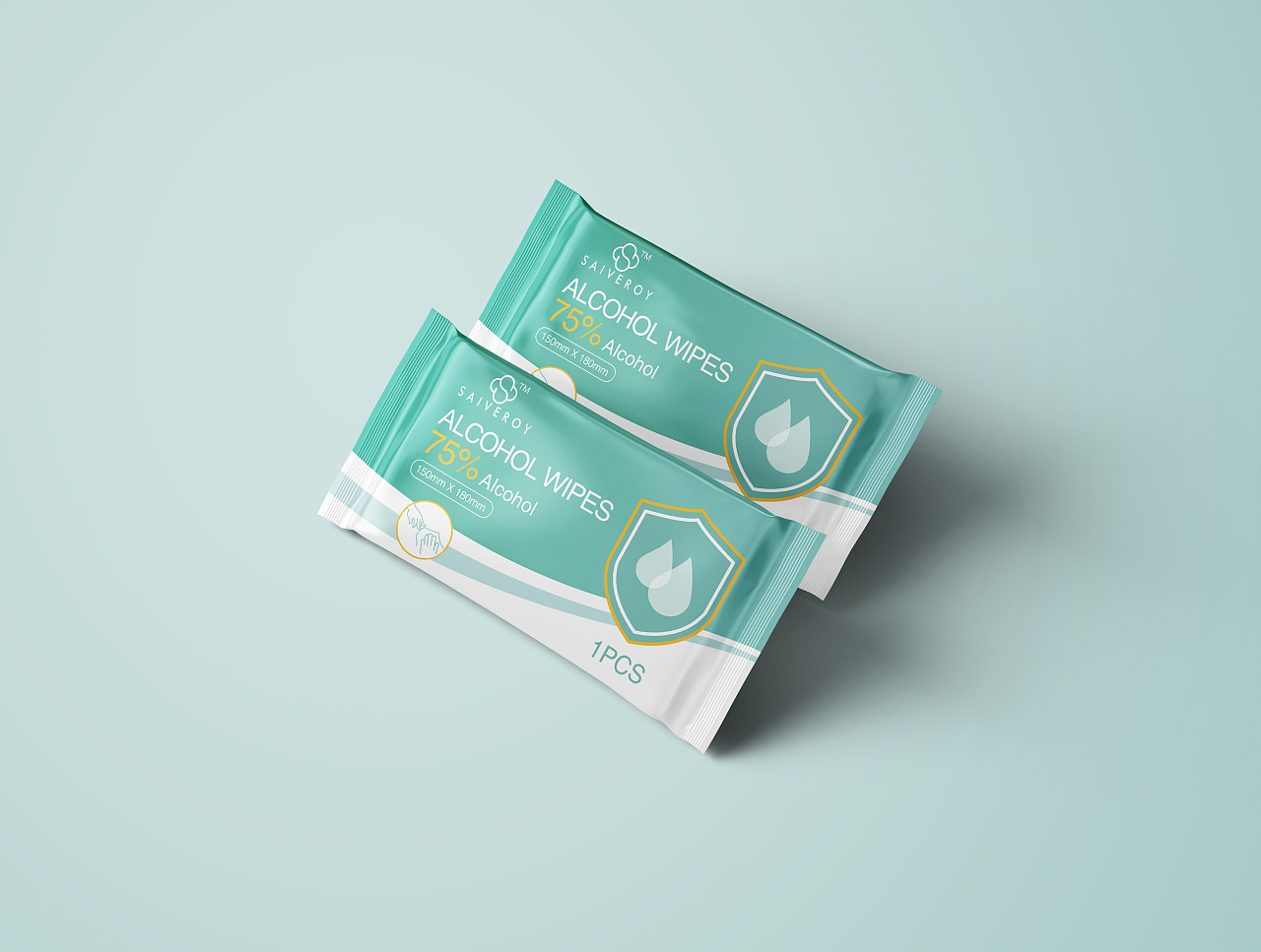 《湿巾单片-包装》|平面|包装|壹点视觉品牌设计 - 原创作品 - 站酷