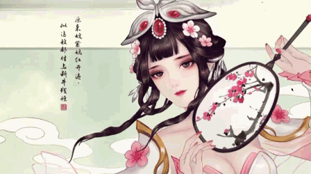 古风插画，王者荣耀合作系列