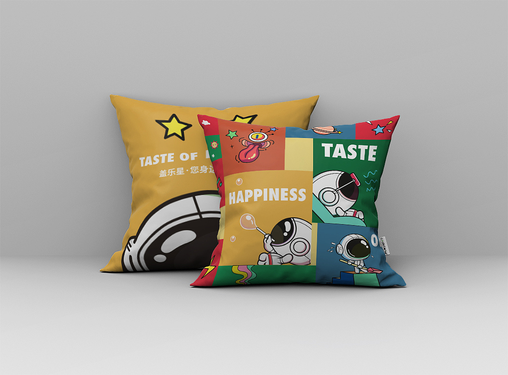 盖乐星 x 周边设计 - 抱枕（图ZMTY4ODAwMzk2） - 生活用品 - 站酷设计师陸陸Lulu原创素材 - 站酷ZCOOL