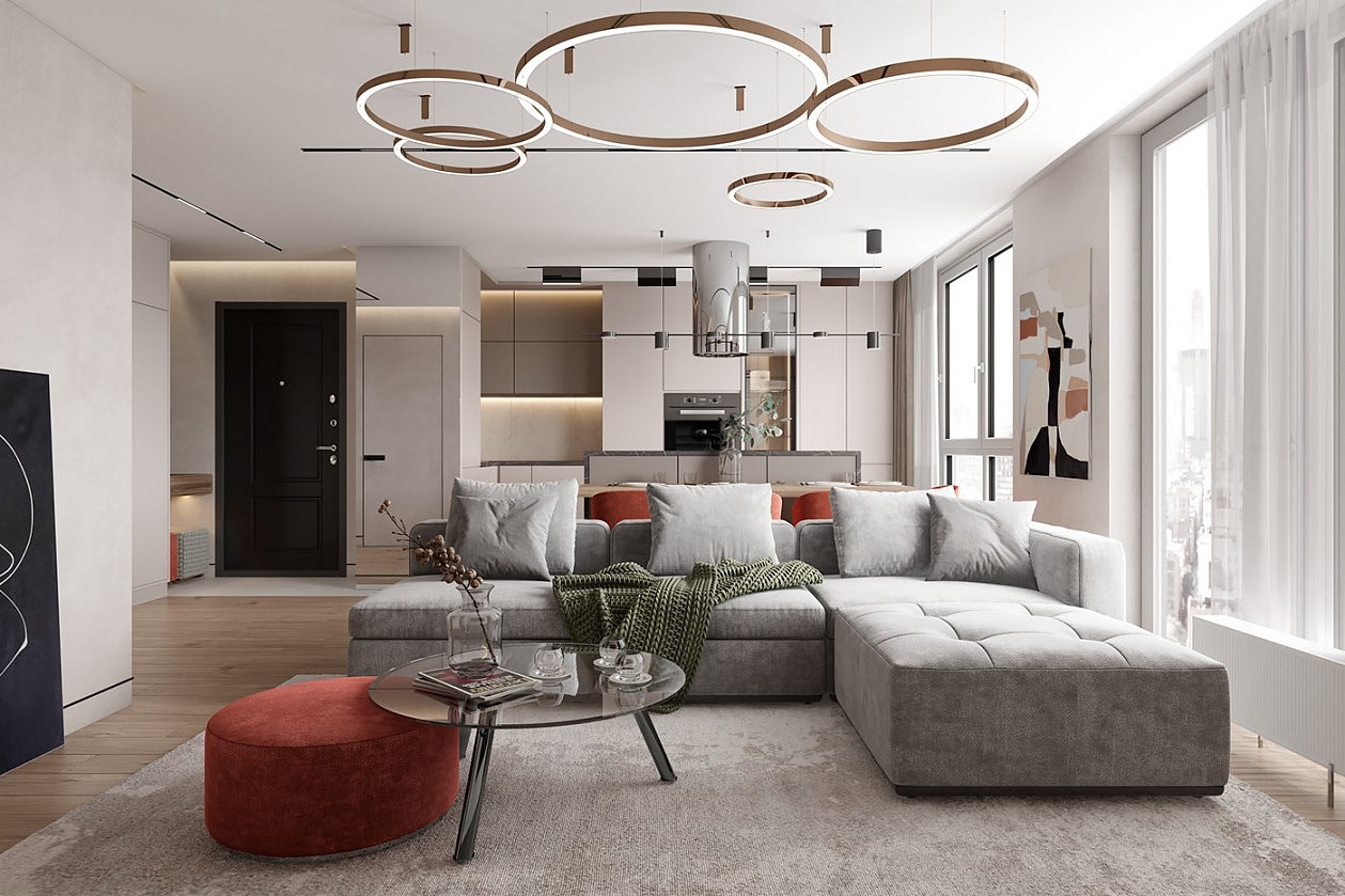 浅色系空间 营造现代空间的精致感