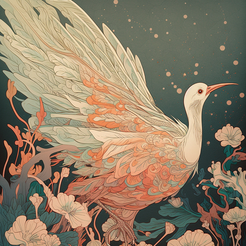 画了四只鸟（图ZMzM2MzIzNDYw） - 创作习作 - 站酷设计师你好请叫我财智原创素材 - 站酷ZCOOL