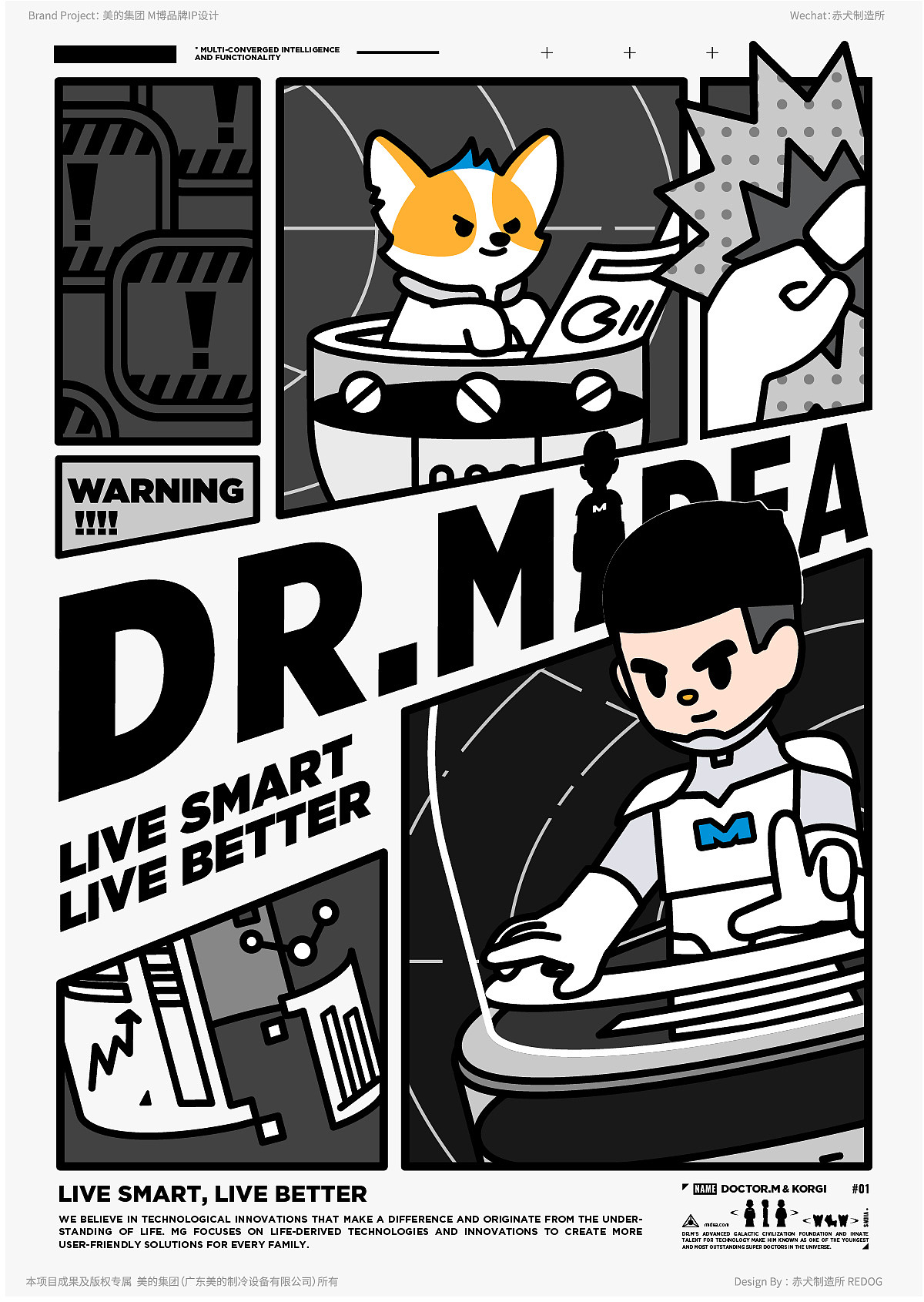 美的集团品牌IP体系-M博DR.MIDEA(图ZMjc0NDcyNDE2) - 品牌 - 站酷设计师赤犬制造所REDOG原创素材 - 站酷ZCOOL