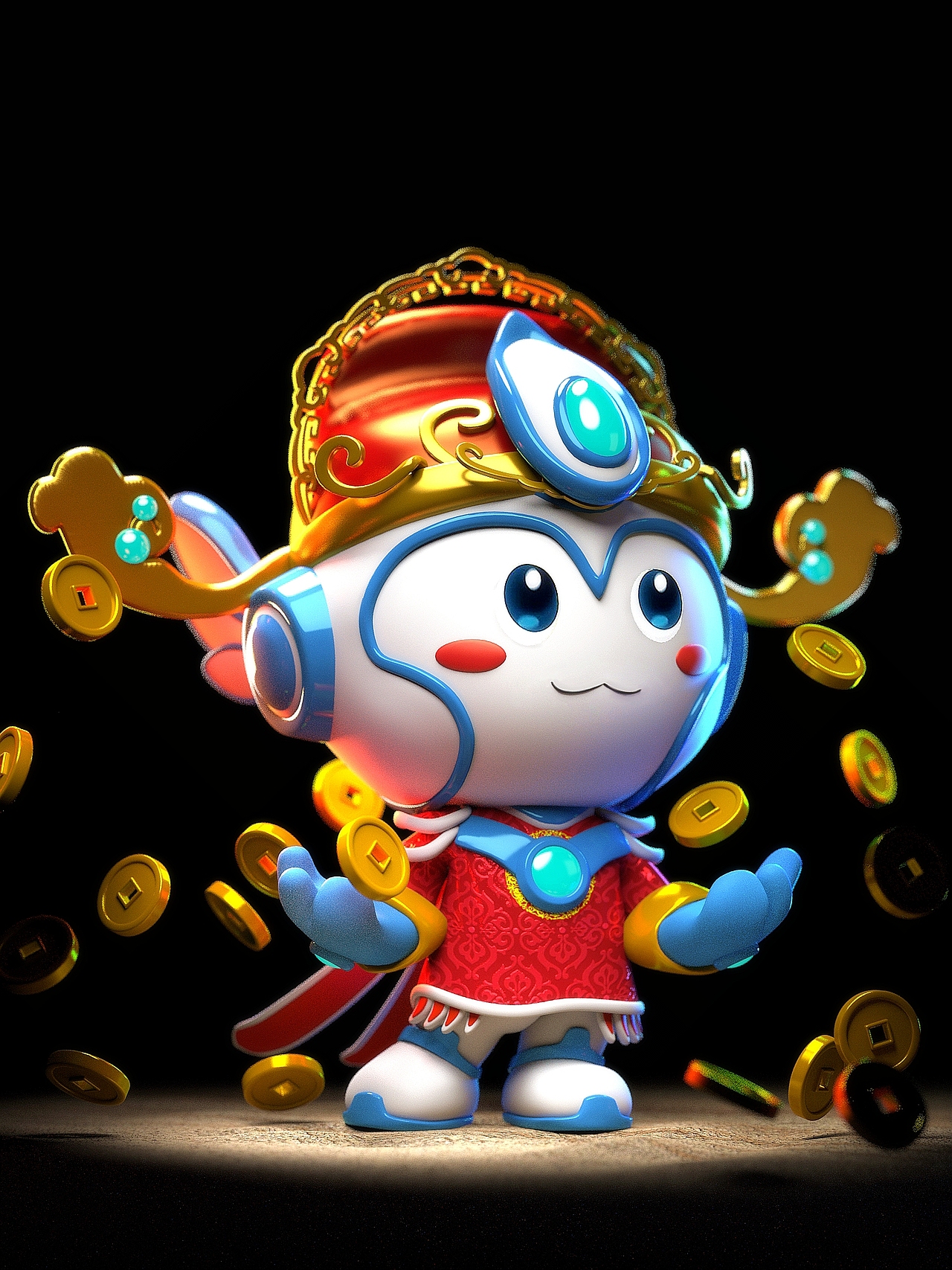 2018新年IP财神贺图集----产品衍生品设计(狗年来啦)(图ZMTA3MDc1OTg0) - 玩具 - 站酷设计师artanisterry原创素材 - 站酷ZCOOL