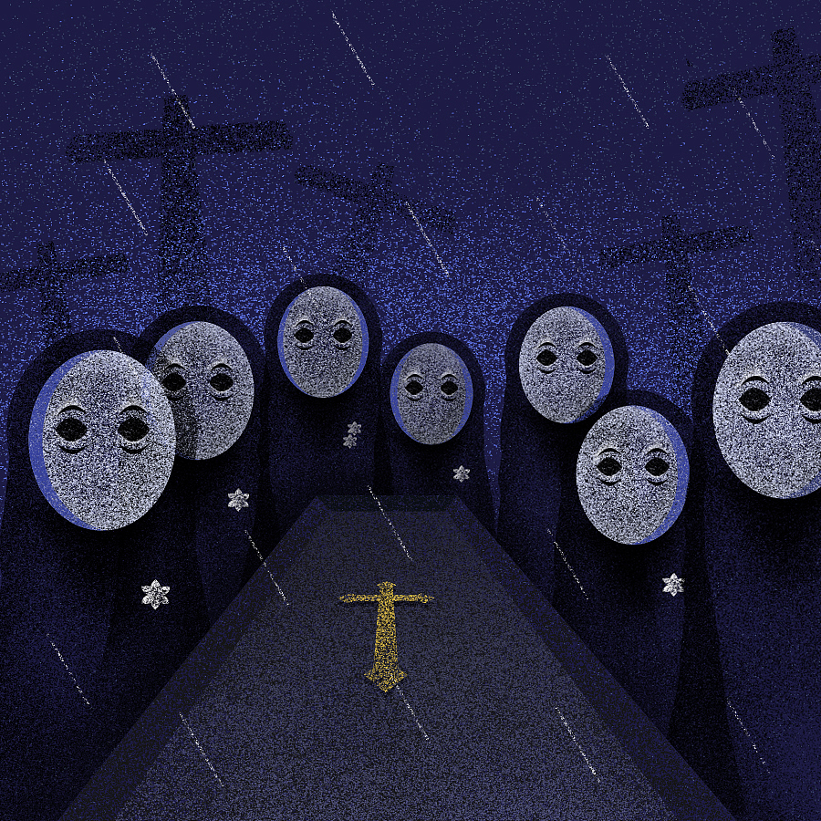 公司的图,怪诞小插画