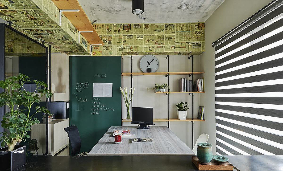 郑州办公室装修设计|50平工业风办公室装修设计案例（图ZMTEwMjM3MzM2） - 家装设计 - 站酷设计师金博大办公室装修原创素材 - 站酷ZCOOL