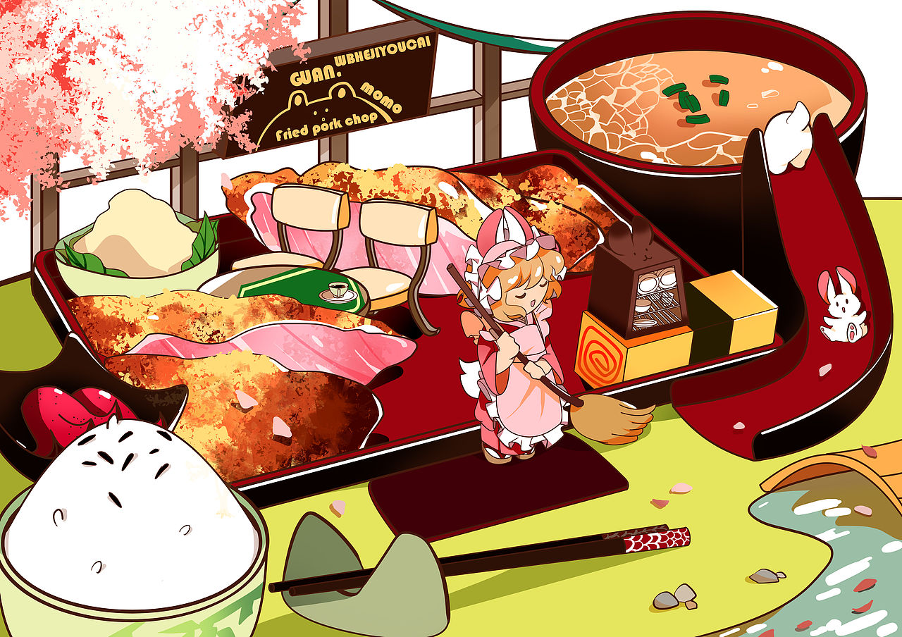 和食插画①（图ZMjU3NDM0MzI4） - 商业插画 - 站酷设计师momodaro原创素材 - 站酷ZCOOL