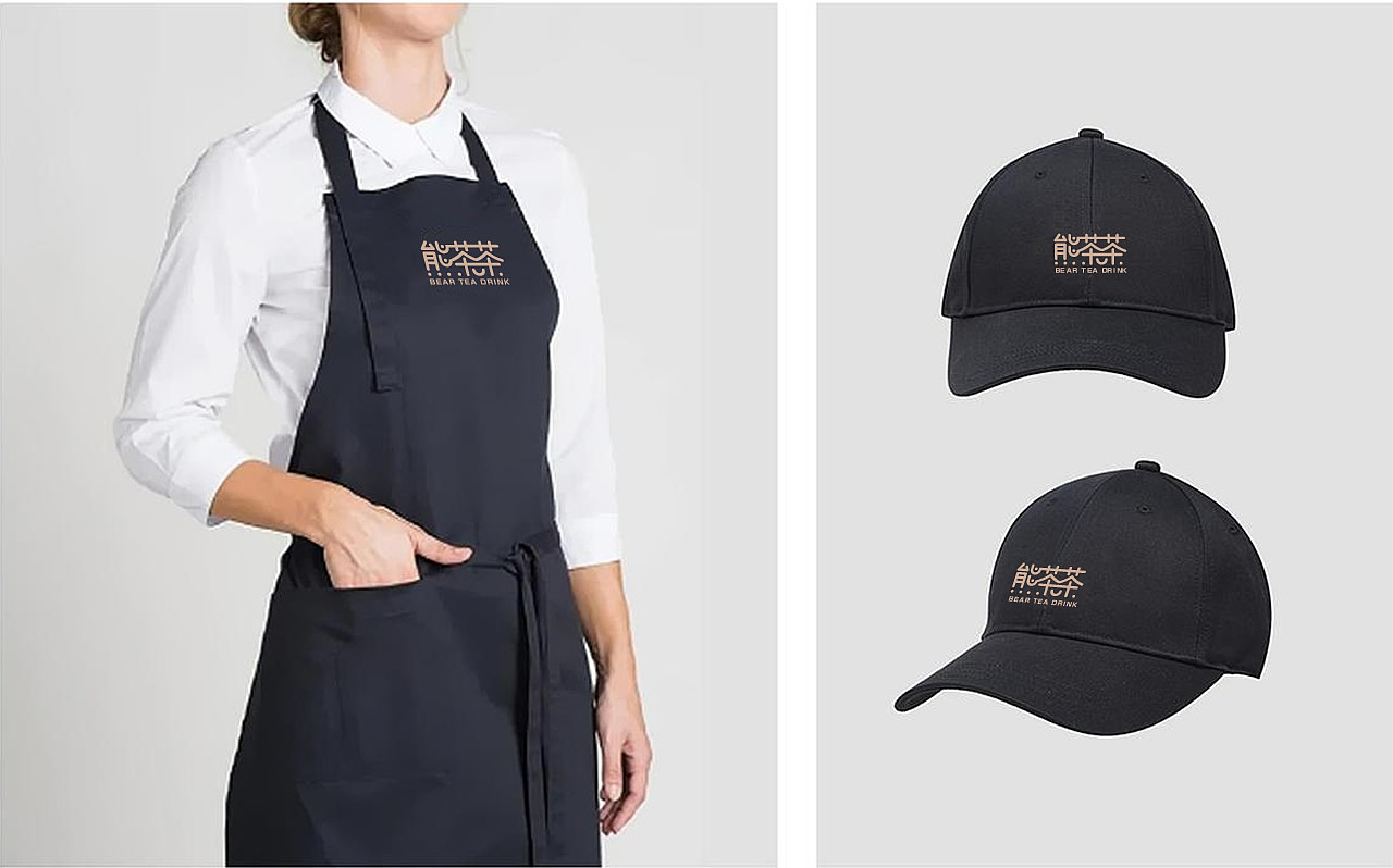 熊茶茶 LOGO设计 VI设计