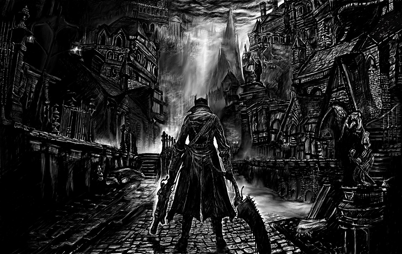 血源系列业余手绘|插画|游戏原画|constantine81918 - 临摹作品