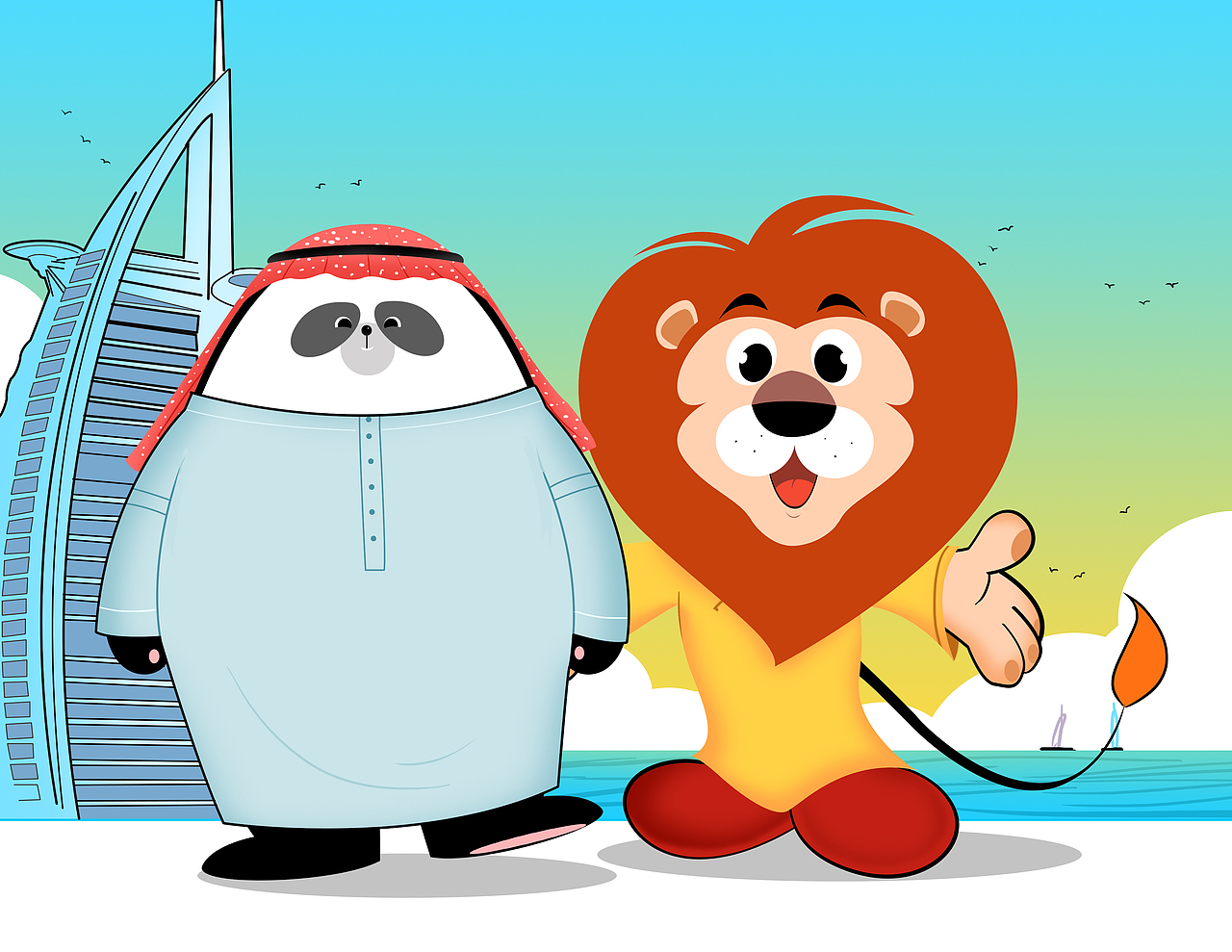 杰森白×2020迪拜世博会中华文化馆吉祥物设计