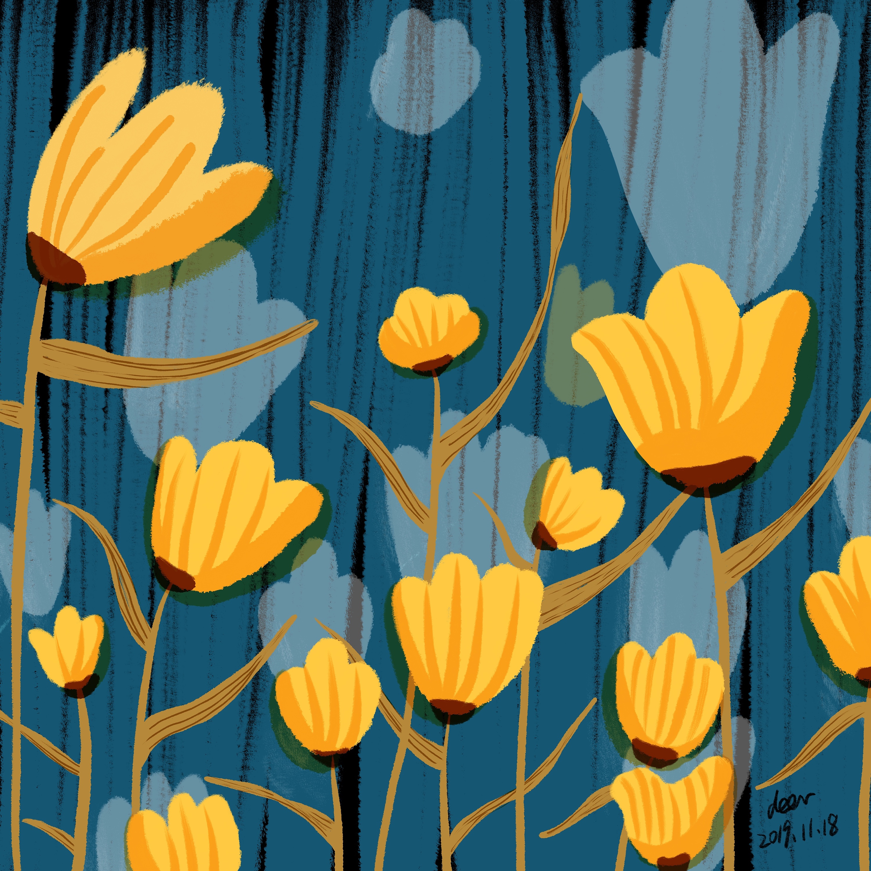 花花世界|插画|创作习作|deer小路 - 原创作品 - 站酷 (zcool)