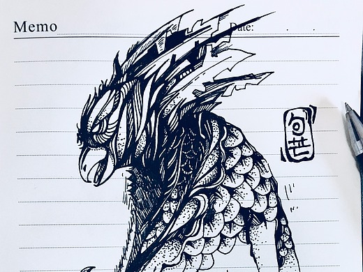 草图随手练习-句芒