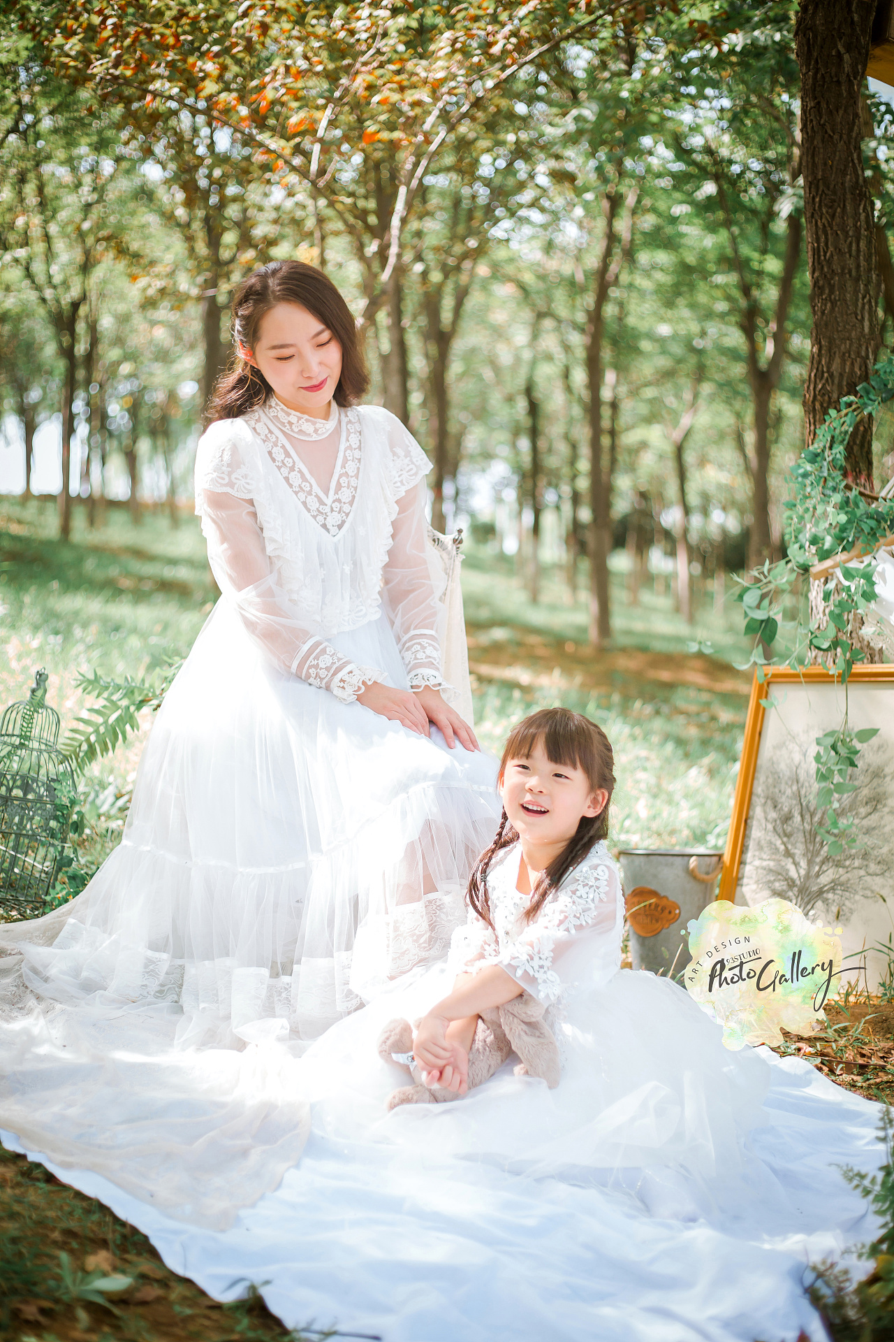 九三影社西安摄影工作室儿童闺蜜照摄影作品