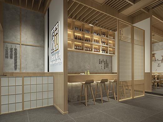 广州官洲广式餐饮店设计（个人主页-ZNDU5NDE0NTY=） - 家装设计 - 站酷设计师海超C原创素材 - 站酷ZCOOL