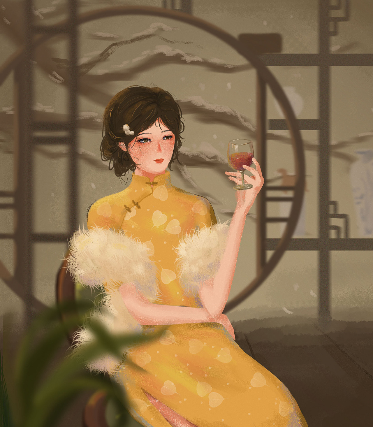 民国系列|插画|创作习作|dack吖 - 原创作品 - 站酷 (zcool)