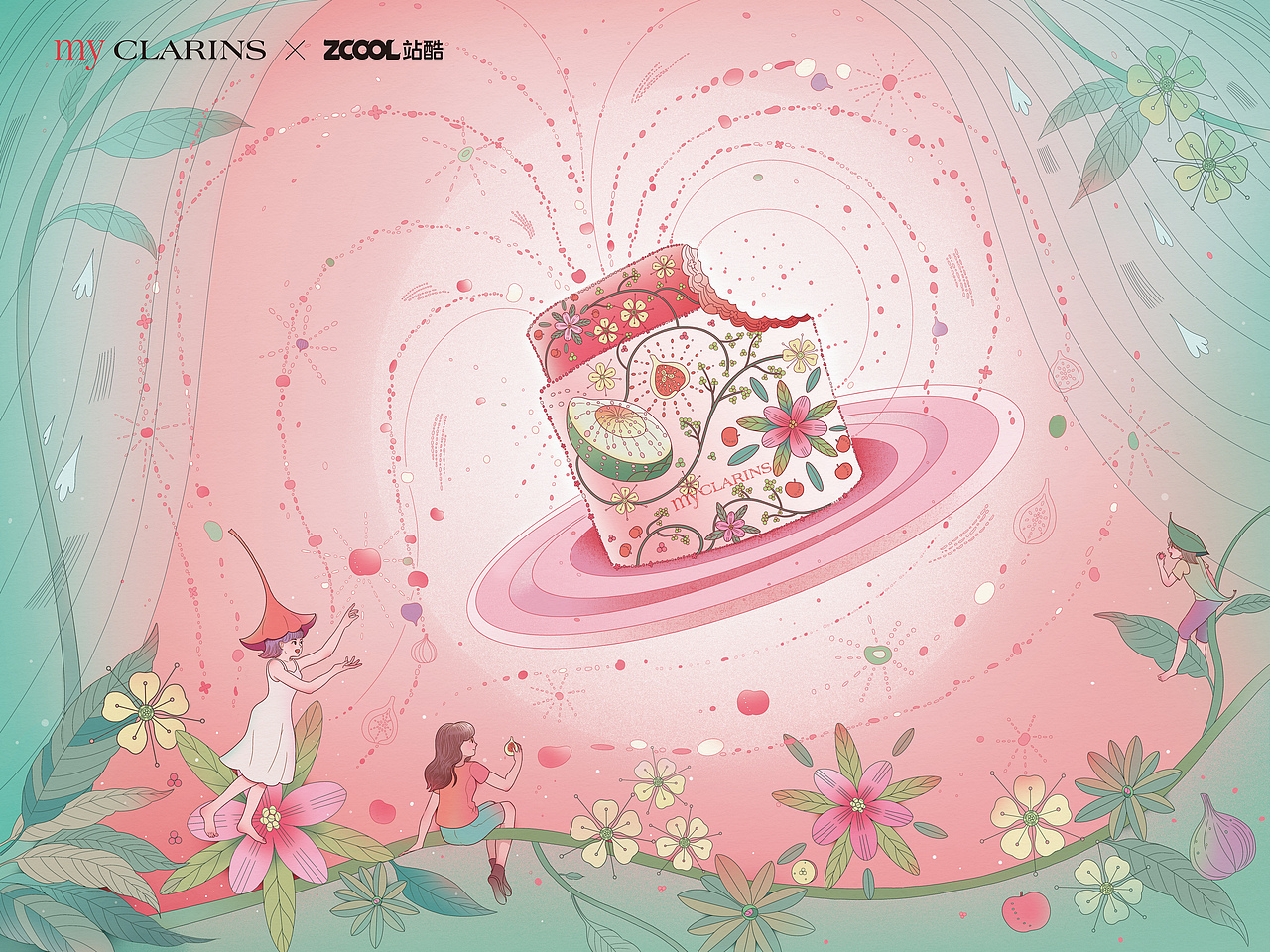 站酷x娇韵诗 #my CLARINS 寻找天然好食肌# 食肌天然国（图ZMjk4Nzk0NTk2） - 海报 - 站酷设计师山文子原创素材 - 站酷ZCOOL