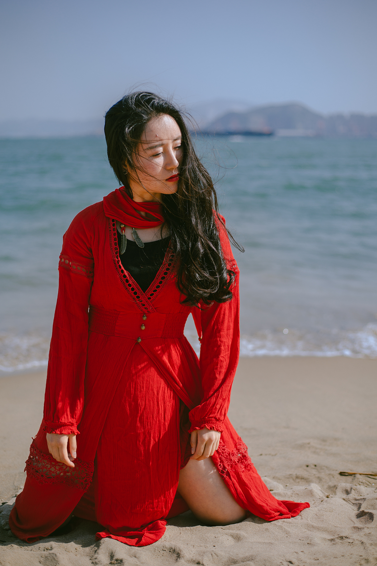 屿海随拍（图ZMTE0MDQ4NzYw） - 人像摄影 - 站酷设计师临风唱晓秋原创素材 - 站酷ZCOOL