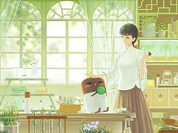 【插画教程】电商插画——清新明亮风格