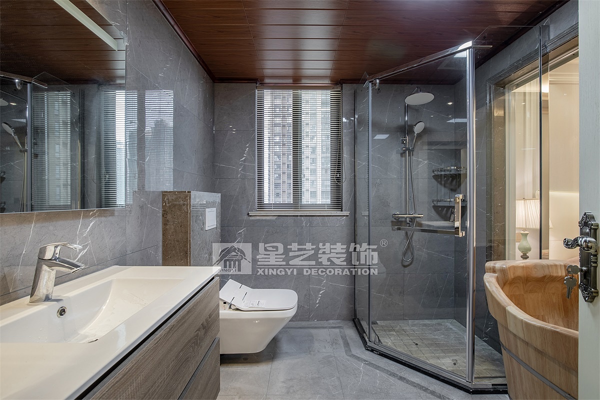 贵阳观府壹号装修设计,现代美式田园风装修实景!