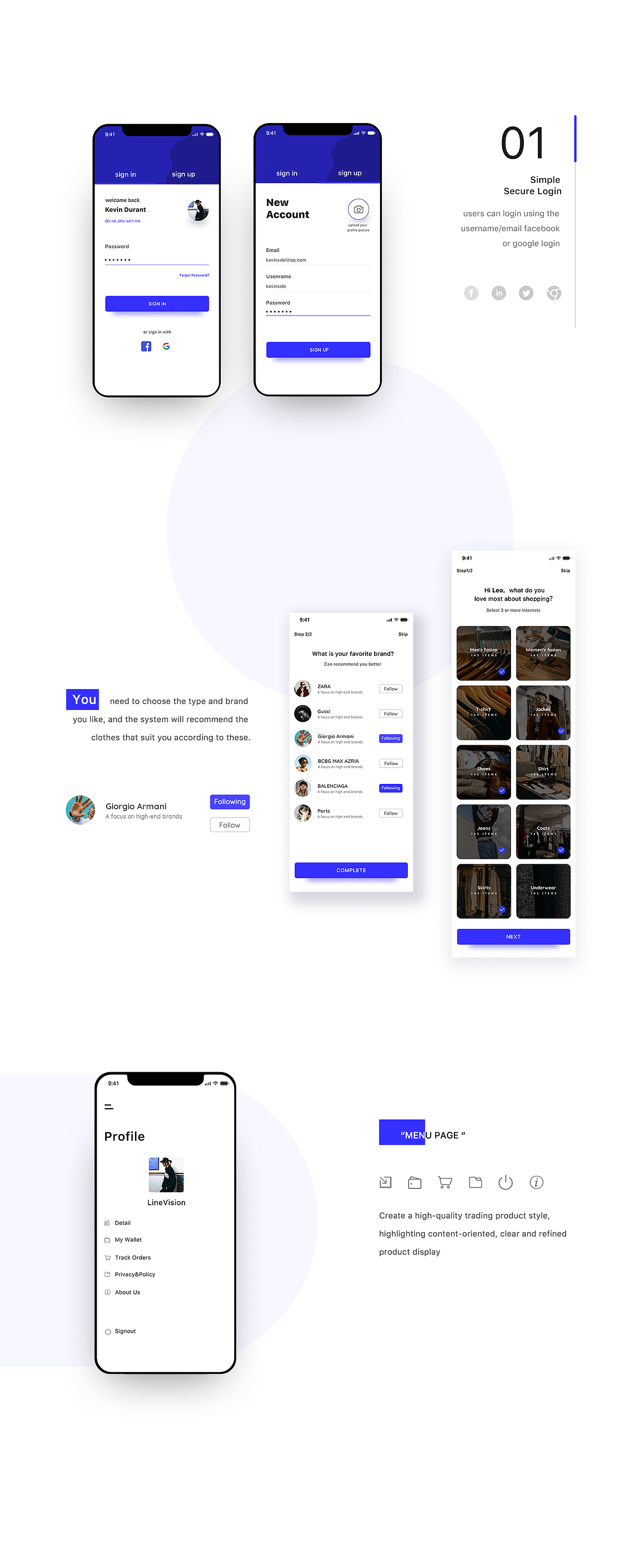 Monroe APP UI/UX Design(图ZMTg3MTM2MzEy) - APP界面 - 站酷设计师MarcusLeo原创素材 - 站酷ZCOOL